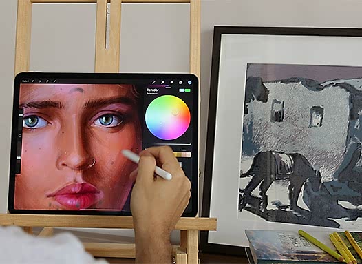 Geleneksel Çizim Yöntemlerini Dijital Uygulamalar ile Birleştirdik